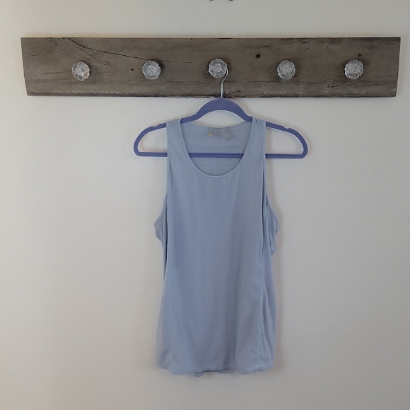 Zella Tops - Zella Light Blue Sleeveless Women's Workout Top SZ LG